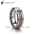 Wooden Inlayed Tungsten Rings for Sale